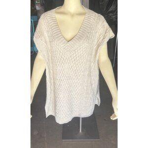 made in italy oversized sleeveless sweater vest cable knit Preppy Layer Career